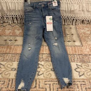 celebrity pink skinny midrise jeans